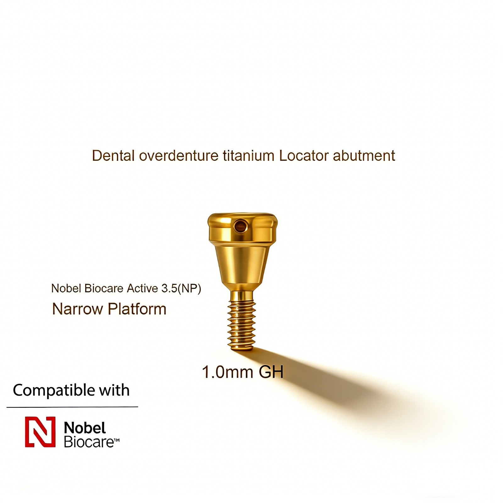 US Zest Locator abutment Anchor fits NOBEL NobelActive Conical Connection NP/RP