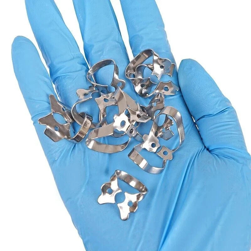 56 Sizes Endodontic Dental Surgical Rubber Dam Clamps Stainless Steel Clamps