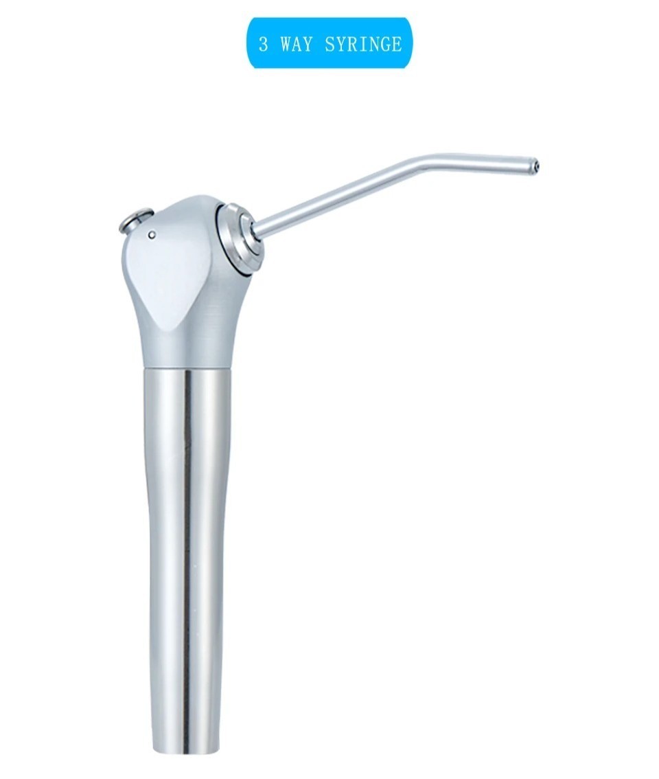 Triple way Spray with 2 Nozzles Tips Dental 3-in-1 Air Water Syringe