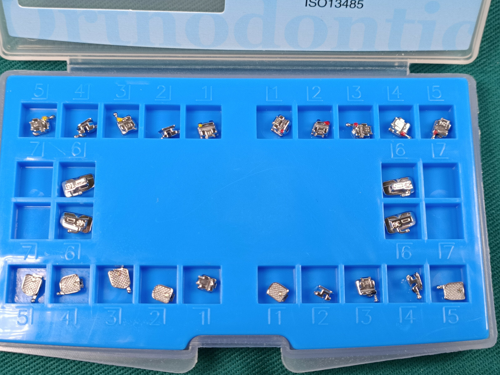 Dental Orthodontic Self-Ligating Metal Brackets&Buccal Tube Roth/MBT 022 3/345