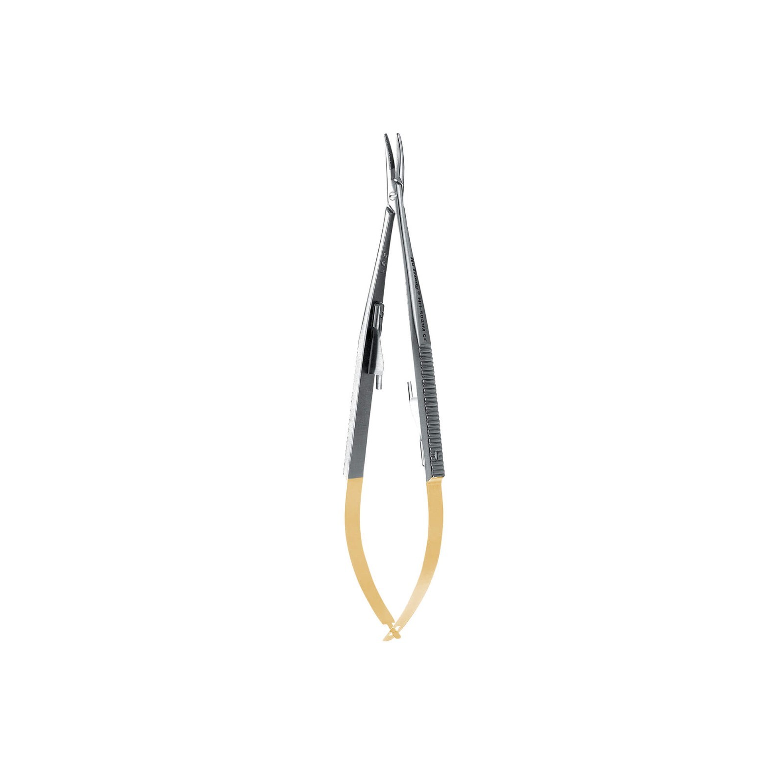 Micro Curved Castro Perma Sharp™ Needle Holder, 14 cm (5.5″) NH5021M