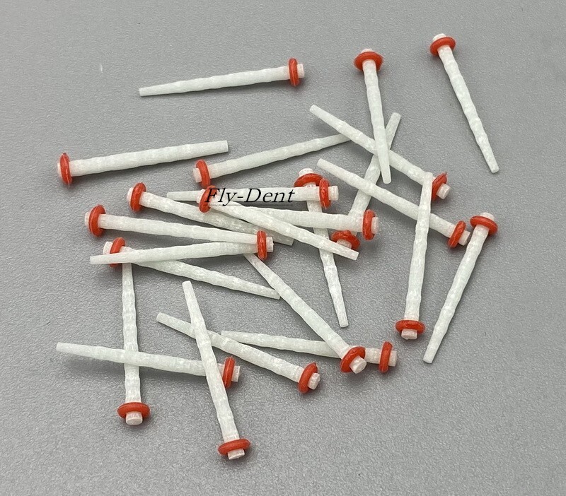 Dental Glass Fiber Posts Teeth Restorative Refill Screw Post 1.2 1.4 1.6 1.8mm