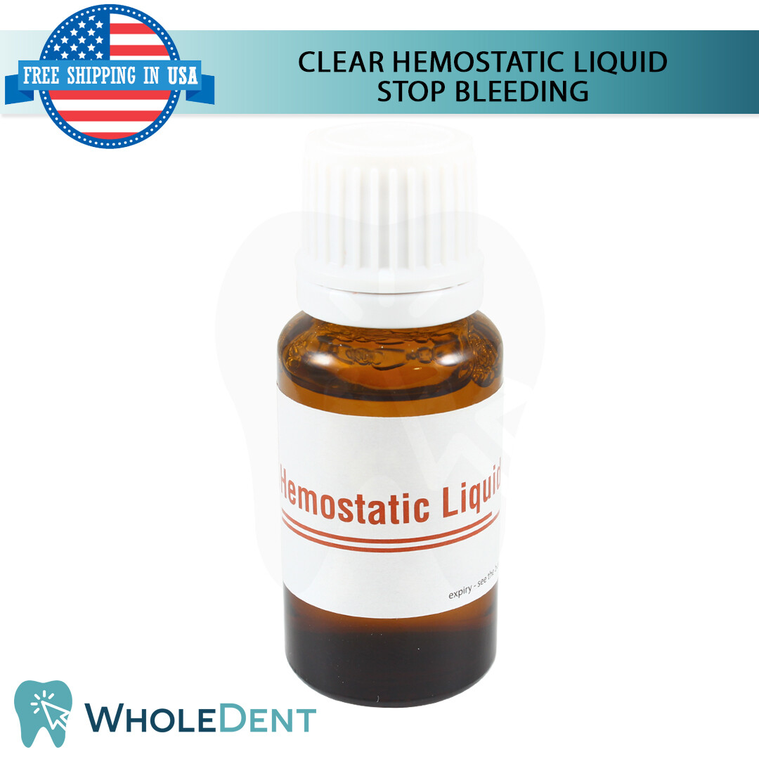 Clear Hemostatic Liquid Stop Bleeding Dental Material 15ml Wound Care
