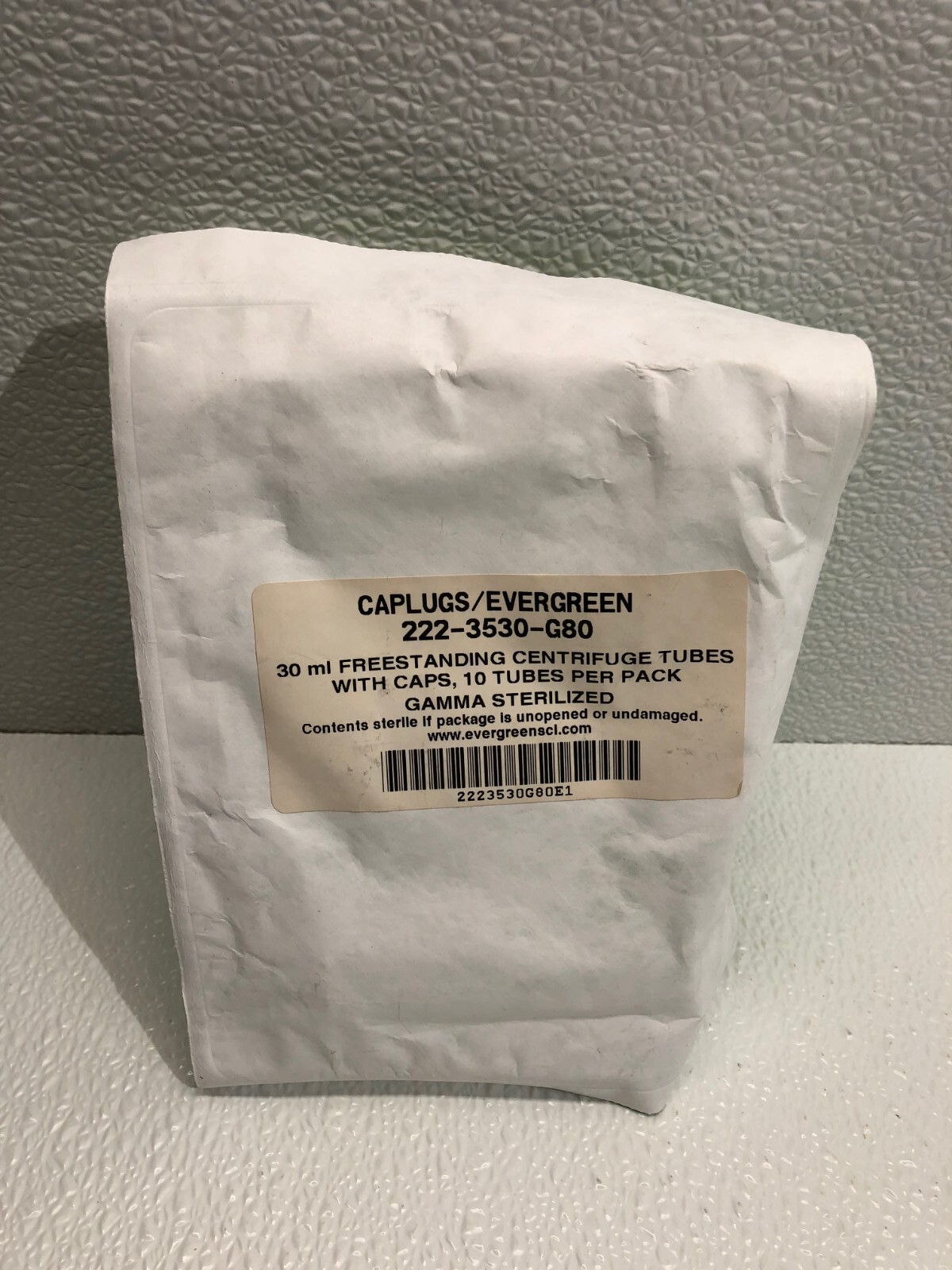 Caplugs/Evergreen 222-3530-G80 30mL Freestanding Centrifuge Tubes w/Caps Lot 17
