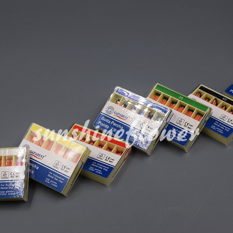 120 1 Pack Dental Endodontic GAPADENT Absorbent Gutta Percha 0.02 Taper Points