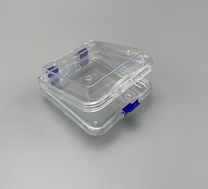 Plastic Transparent Dental Box Denture Storage Box with Film Membrane for Crown
