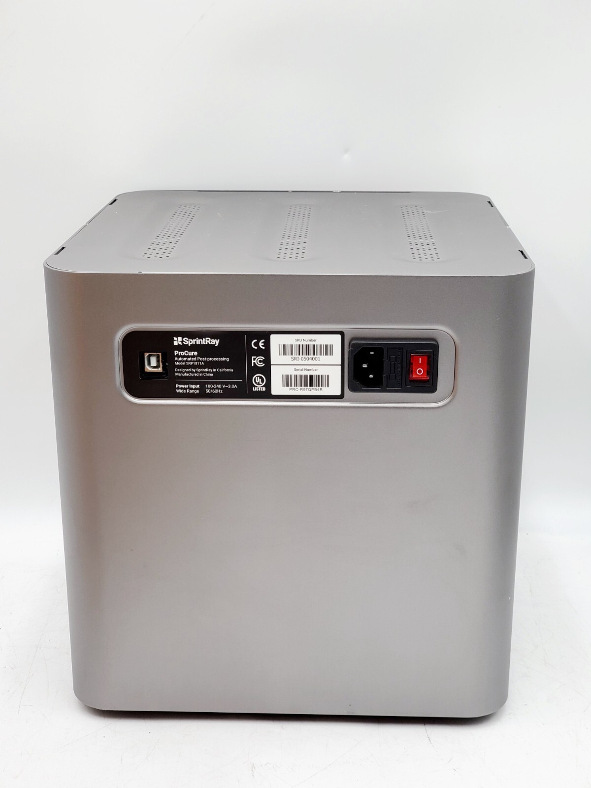 SprintRay ProCure Model SRP1811A Post-processing 3D Printing