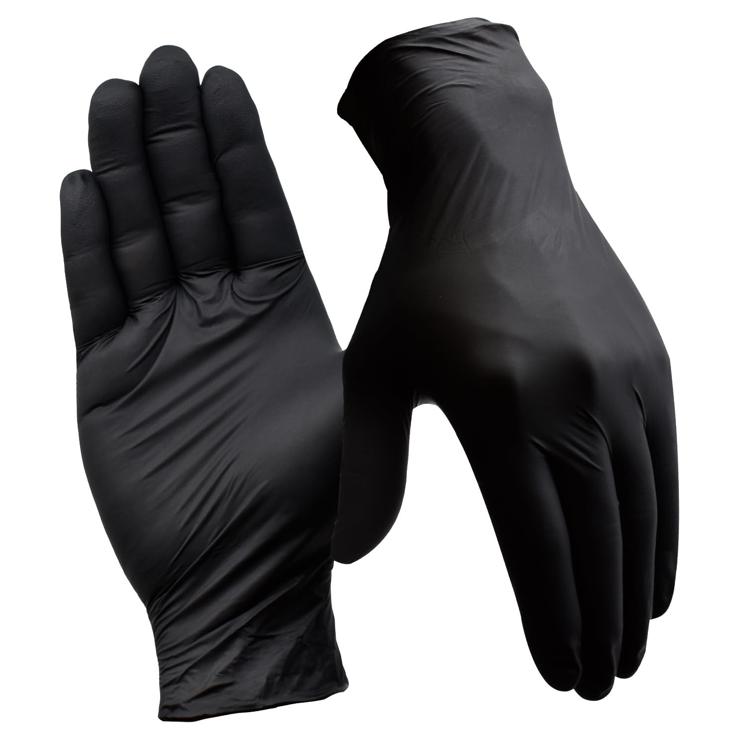 Disposable Nitrile Gloves, 4 Mil Latex-Free Powder-Free Industrial Gloves for Cl