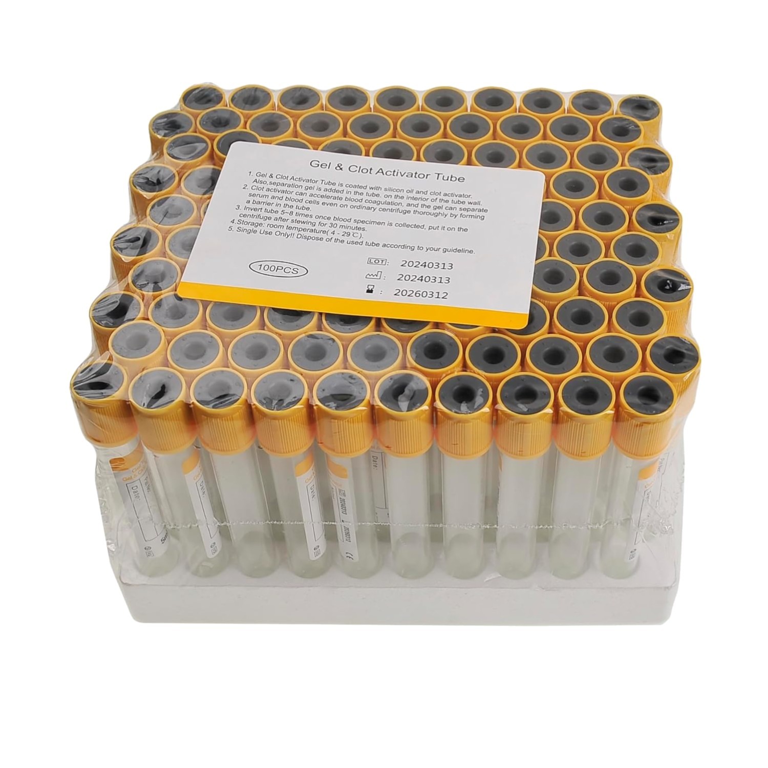 Pet Animals Lab Vacuum Blood Collection Tubes Gel Clot Activator Coagulation …