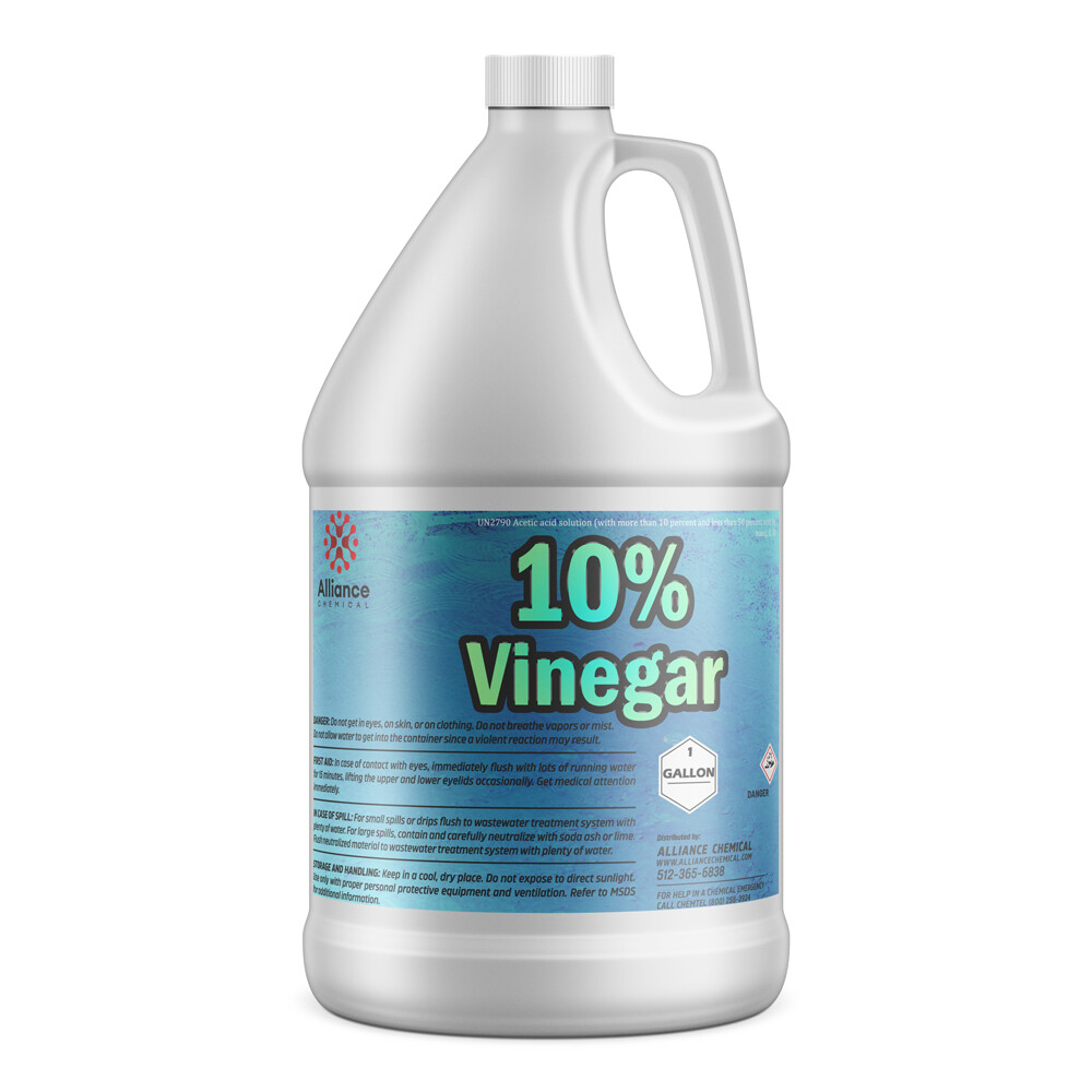 10% Vinegar – Concentrated Industrial Strength – 1 Gallon