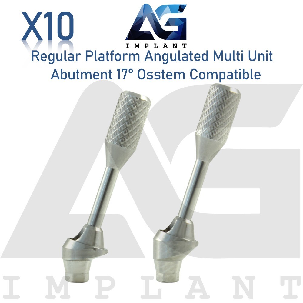10 Angled Multi Unit 17° Titanium Fit Regular Platform 0sstem® TS Hex