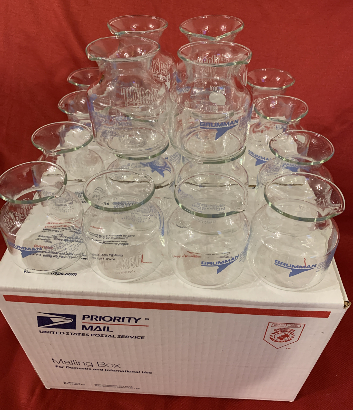 Fleakers (20 count) – Corning Pyrex Fleaker – 150mL graduated glass NewOpenStock