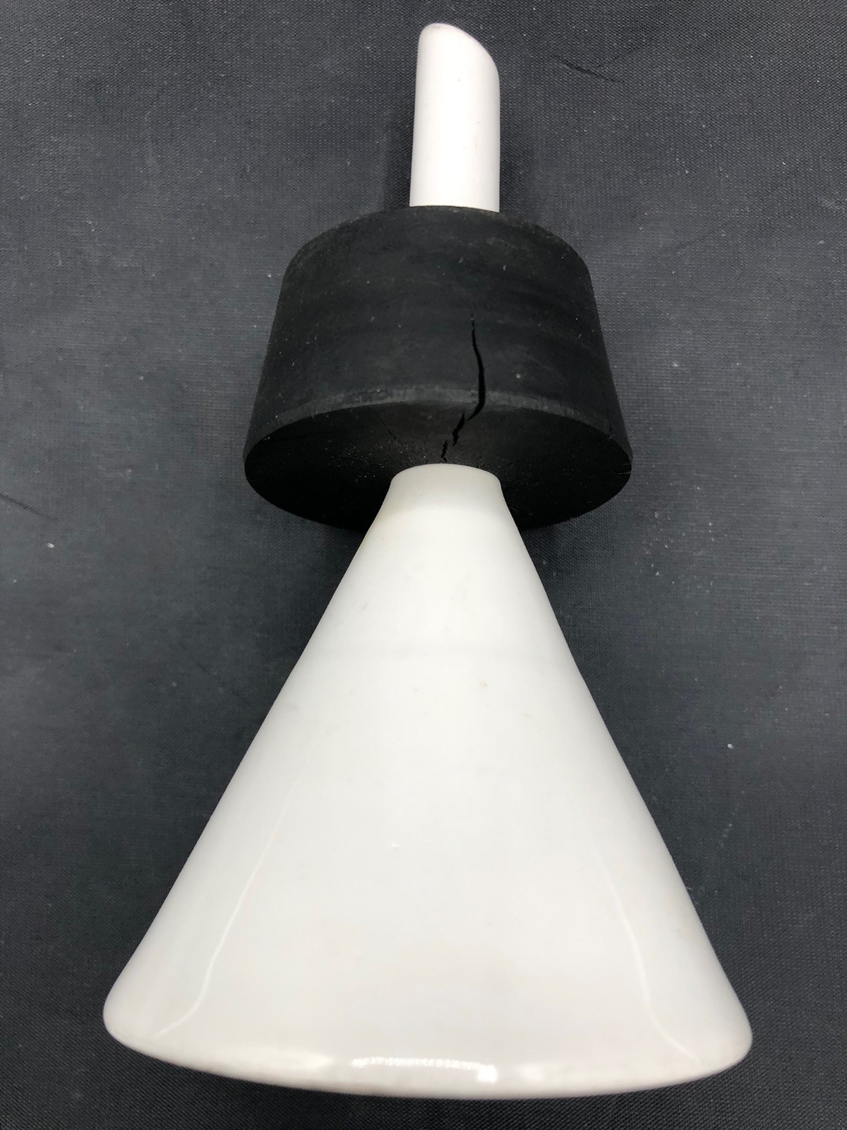 COORSTEK Porcelain 130mm L 65mm ⌀ Hirsch Vacuum Filter Funnel 60299 (1/cs)