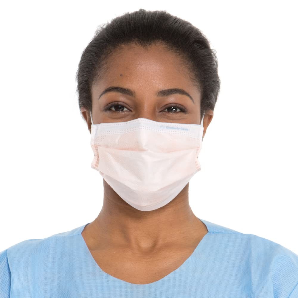 400 Count 4 Layer Orange Pleat Style Healthcare Masks With Earloops 98 Filtra…