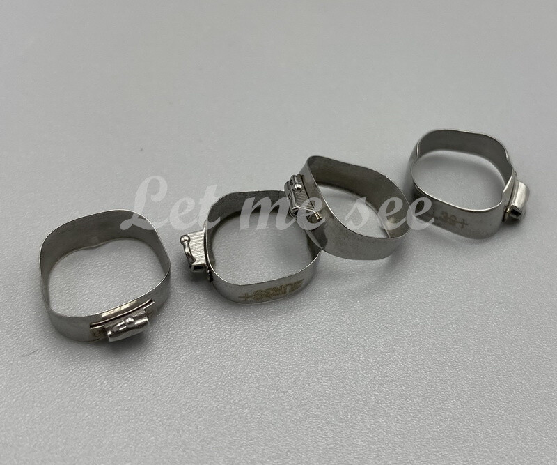 1Bag Dental Orthodontic 1st Plain Molar Bands Buccal Tube Cleats Roth022 #29-44+