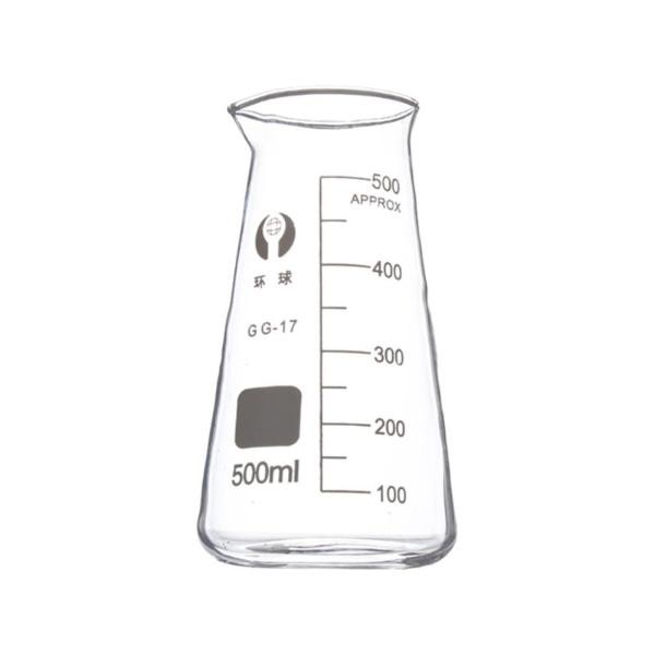 Conical Beakers 125ml-500ml Borosilicate Glass Triangle Beaker Chemistry Lab