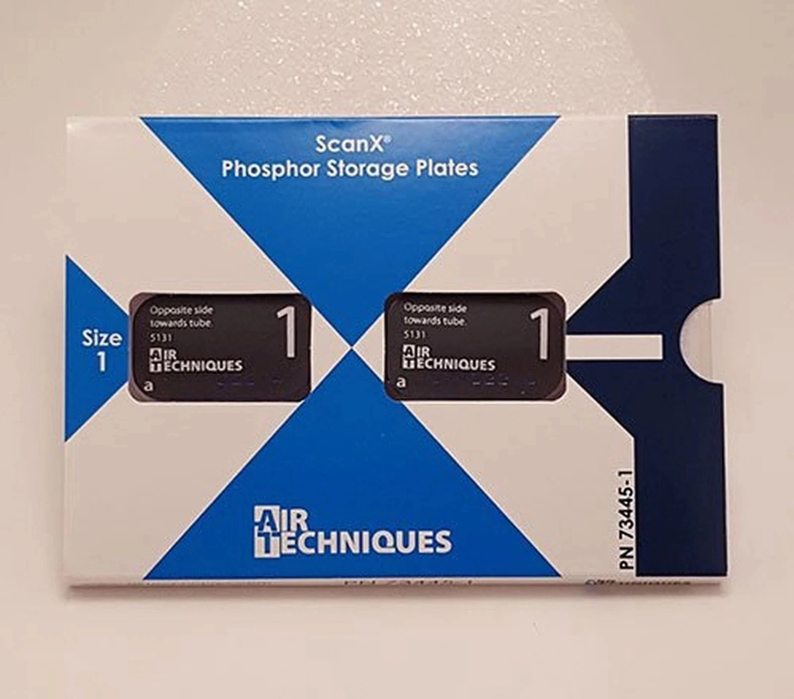 Air Techniques 73445-1 ScanX Phosphor Plates Size #0 AUTHENTIC (2/Bx) Not opened