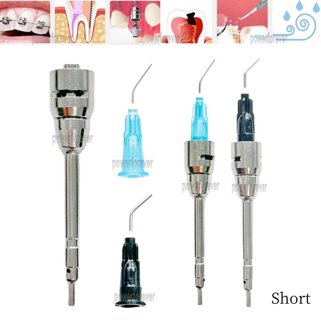 Short Dental Kerr Stropko Style Air Water Syringe Irrigator Irrigation Tip 3-Way