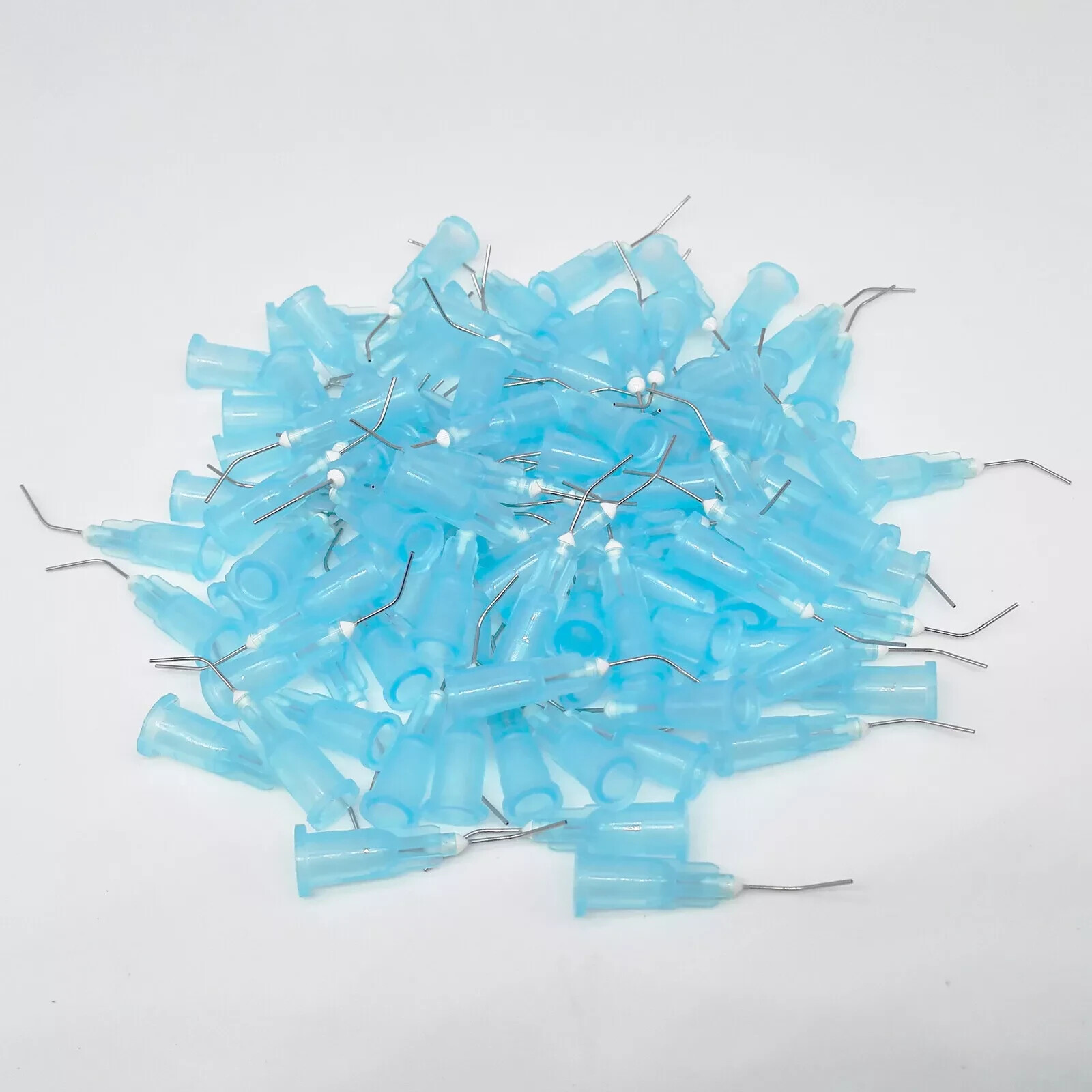 Dental Pre Bent Tip Etchant Needle Tips for Etch Gel Composite Flow Applicator