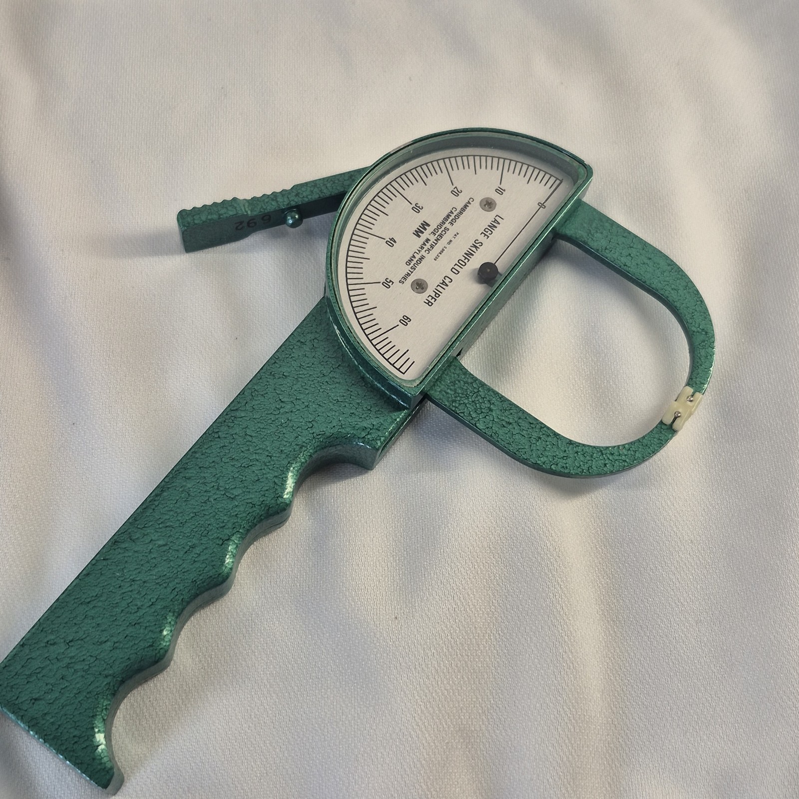 Vintage Lange Skinfold Caliper Cambridge Scientific Industries & Manual