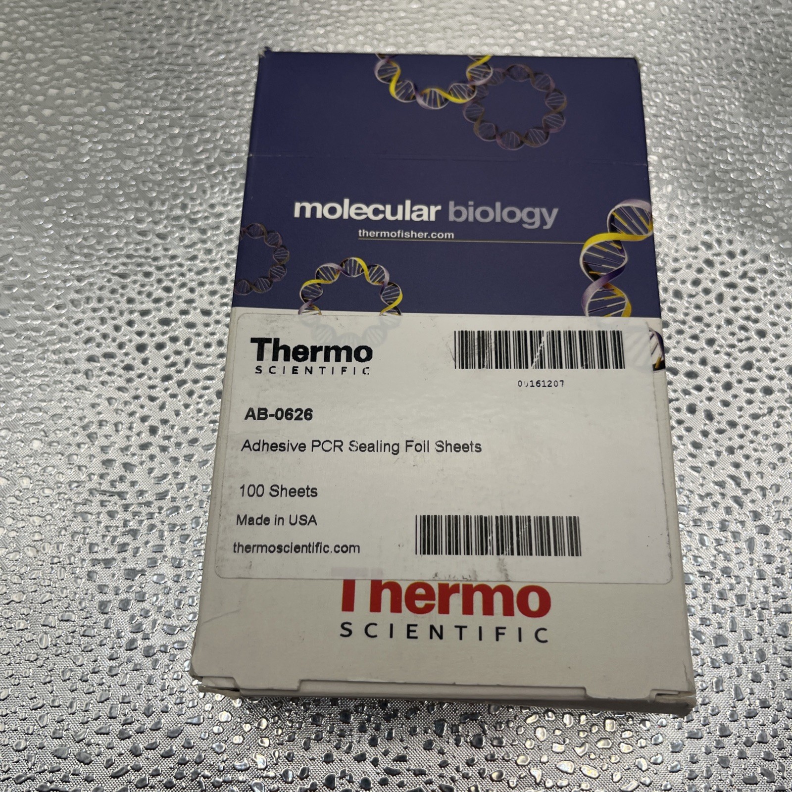 Thermo Scientific Adhesive PCR Plate Foils AB0626 (100 Sheets) 1 Pk