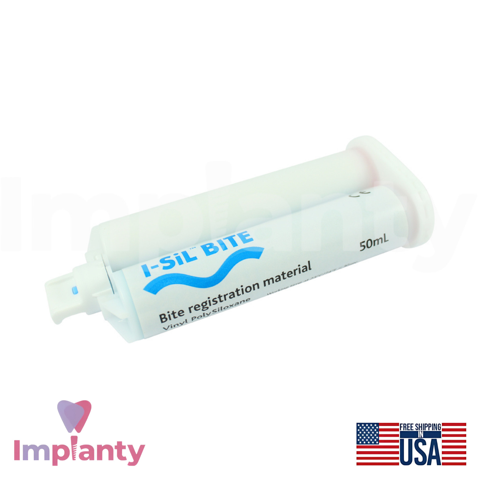 Dental I-Sil Bite Registration Light Blue Dentistry Restoration Rapid-Setting