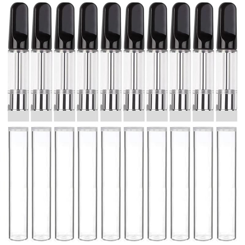 10Pack 1Ml Glass Test Tubes Small Clear Glass Test Tubes for Scientific Experime