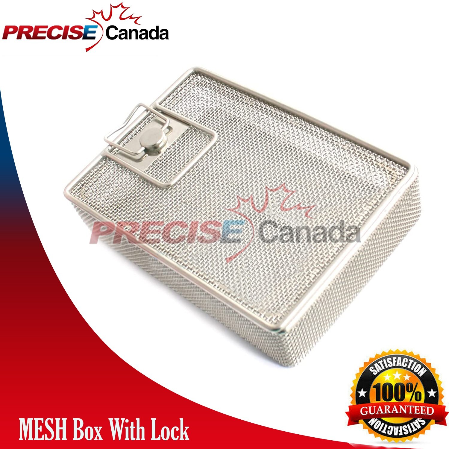 Perforated Cassette Tray With Lock Size 8.5″ X6″ X1.75″ MESH Box DN-314