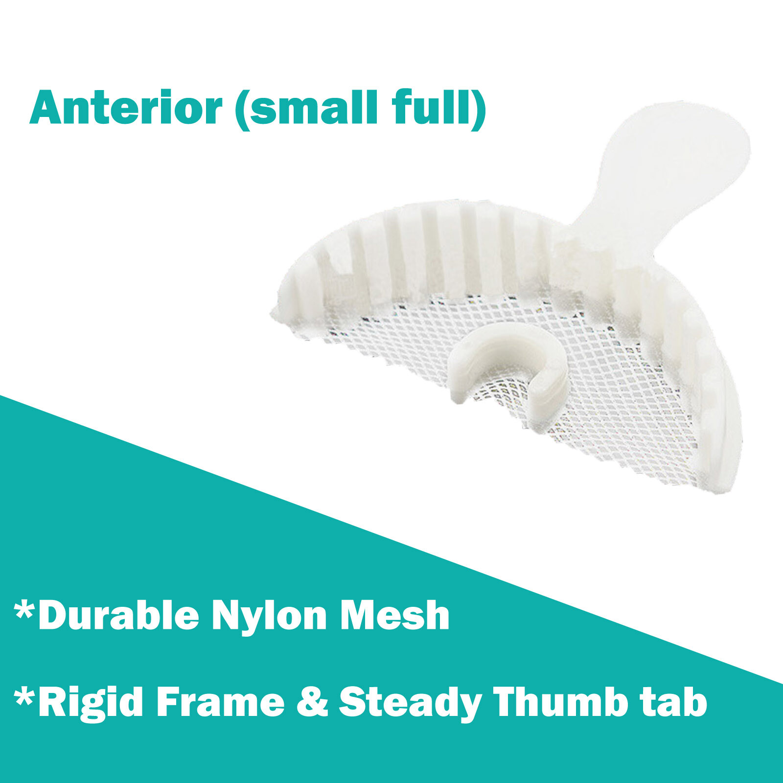 10-50x Dental Bite Registration Impression Triple Trays Sideless Impression Bite