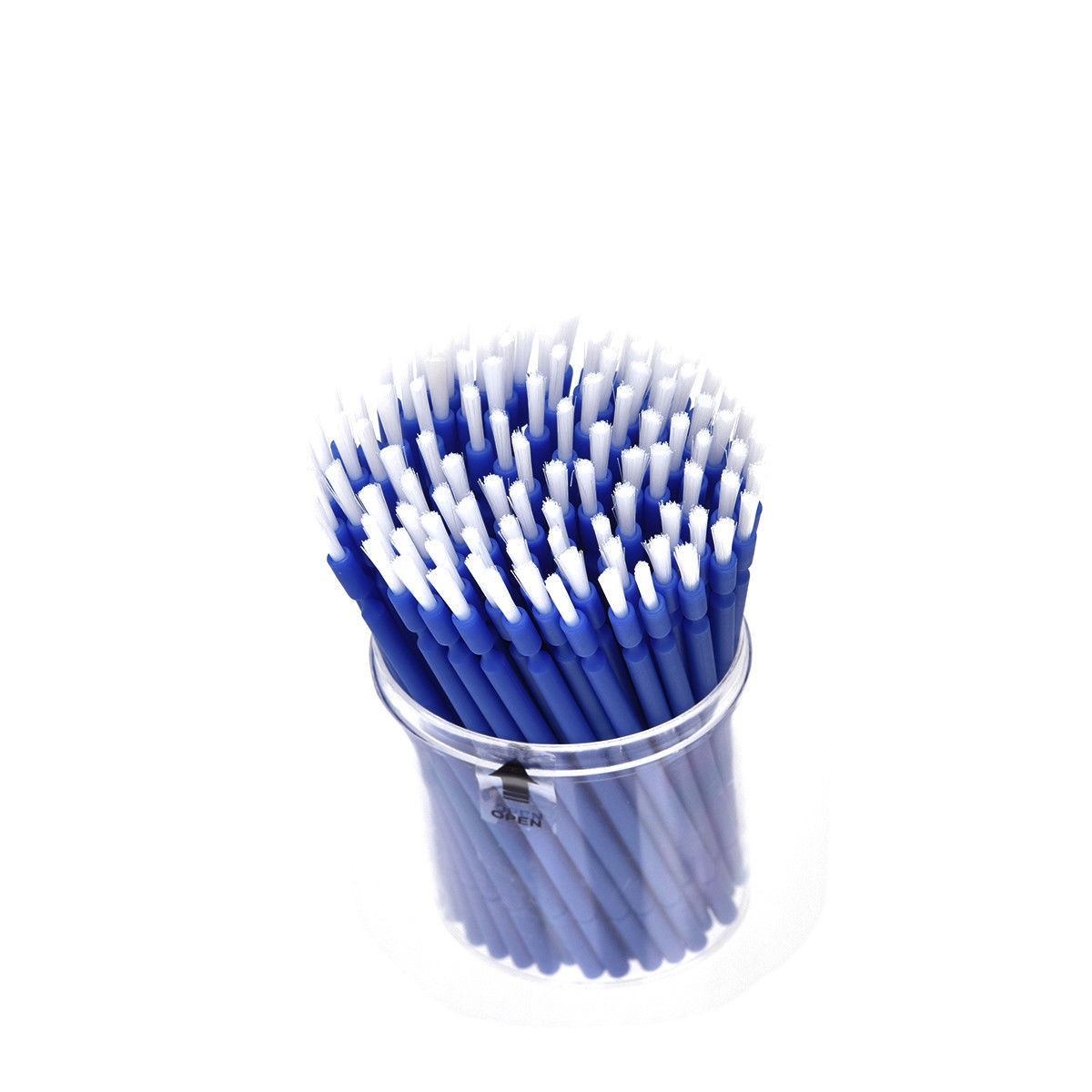100 Pcs/Pack Dental Disposable Single Gingival Brushs Micro Applicator Blue/Pink