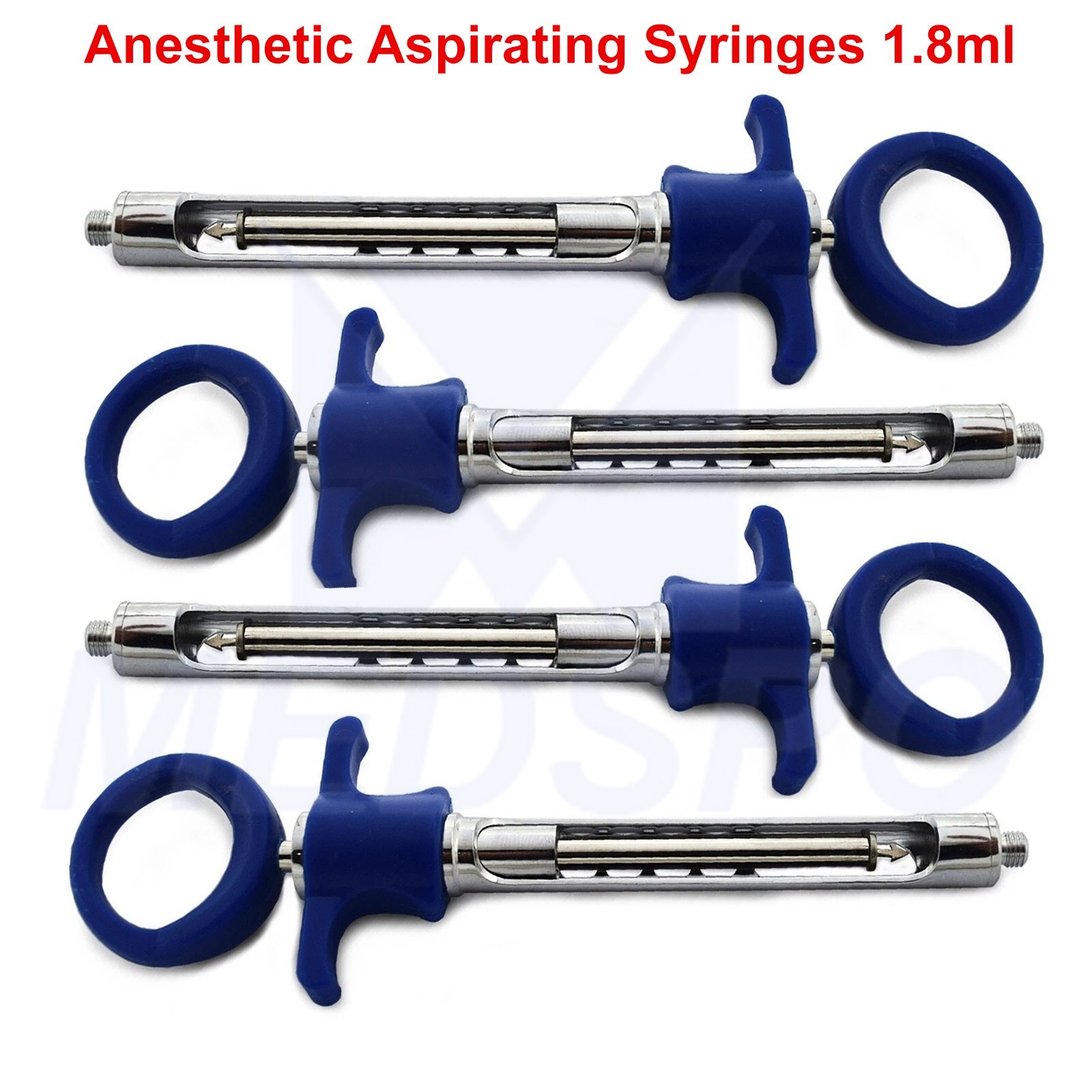Dental Aspirating Syringes 1.8ml Local Anesthetic Injection Dentistry Lab Tools