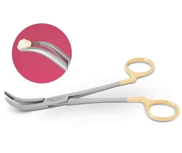 MILTEX Dental WYNMAN Crown Gripper, 6-1/4″ (160mm), (with Tungsten Carbide jaws)