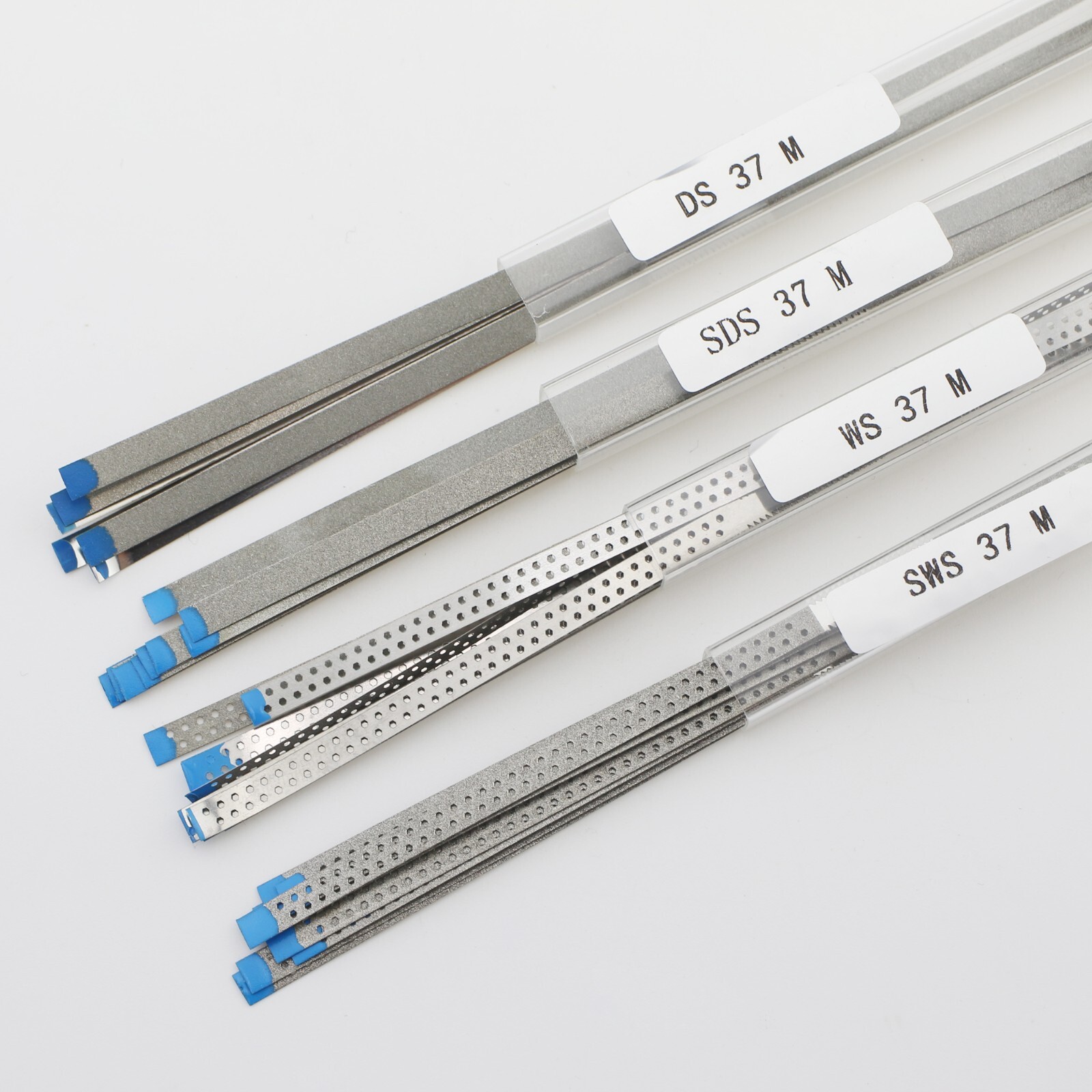 Dental Diamond Finishing Strips IPR Saw Blade Perforated Fine Medium Extra Fine
