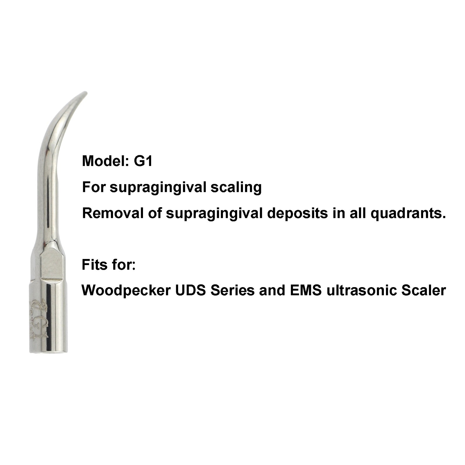 Woodpecker Dental Ultrasonic Scaler Tips EMS UDS DTE Acteon Satelec NSK G1 GD1