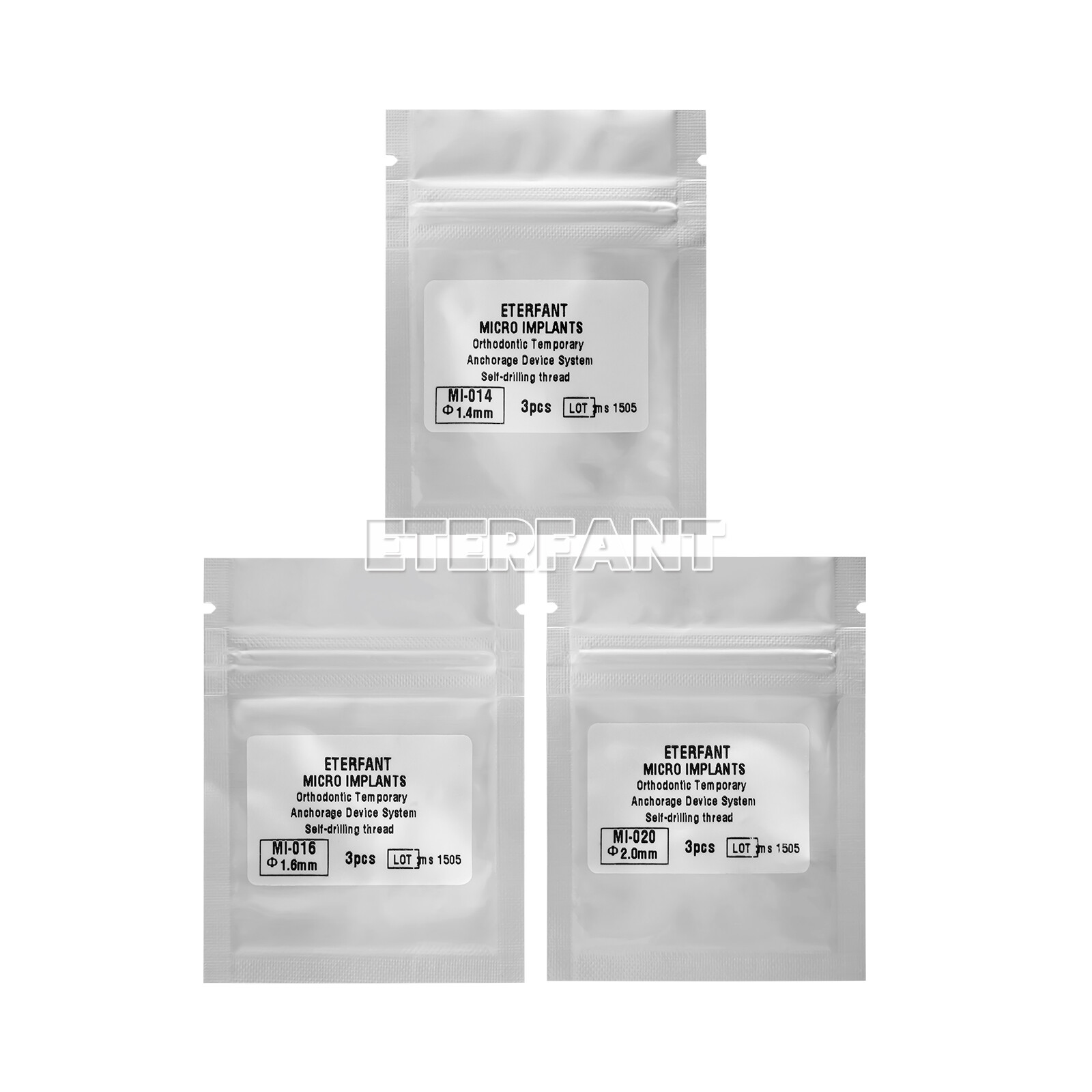 Dental Orthodontic Micro Implants Mini Screw Self-Drilling/Screwdriver