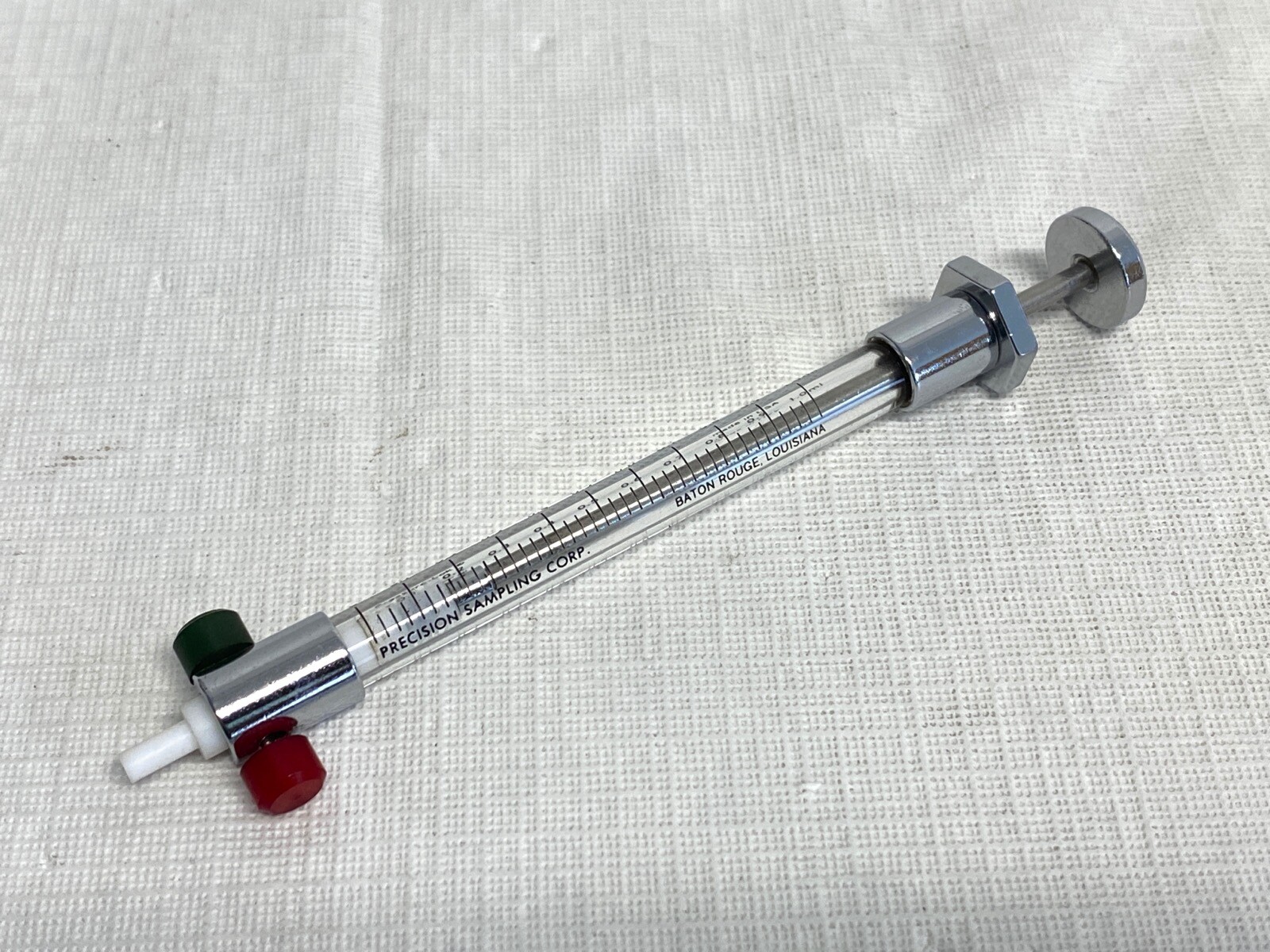 PRECISION 1.0mL Reusable Graduated Glass SomnoSuite Syringe w/ PTFE Slip Tip