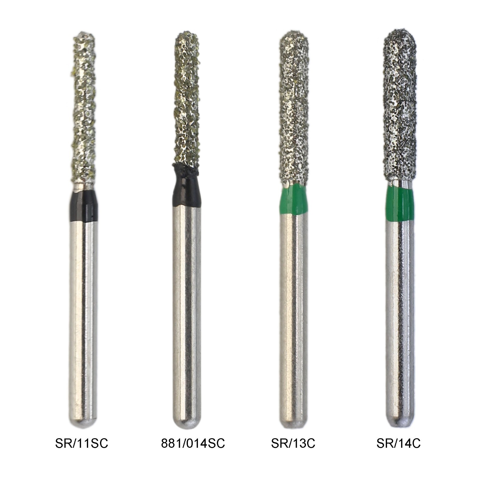 Dental Diamond Bur FG Round End Cylinder SR-13C SR-11SC SR-14C Coarse High Speed