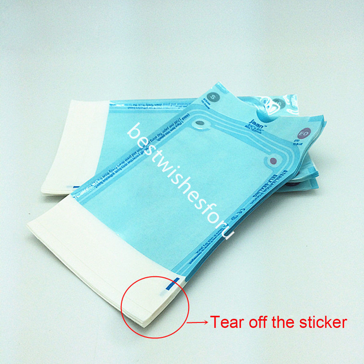200 Pcs Autoclave Premium Sterilization Self-Sealing Pouch Bag Dental 6 Size Opt