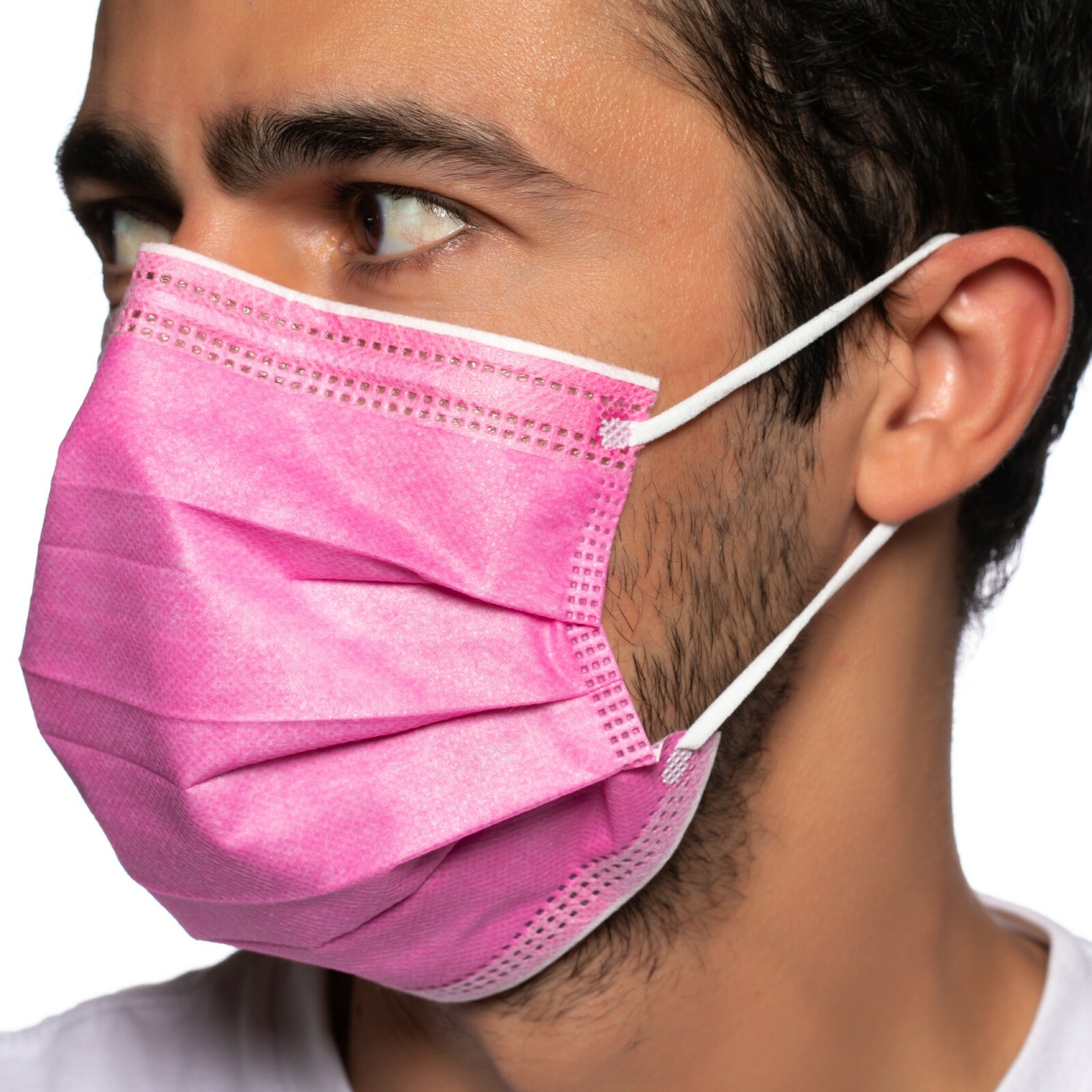 ASTM Ear Loop Disposable Face Masks (Box of 50) (Choose Your Color & Protection)