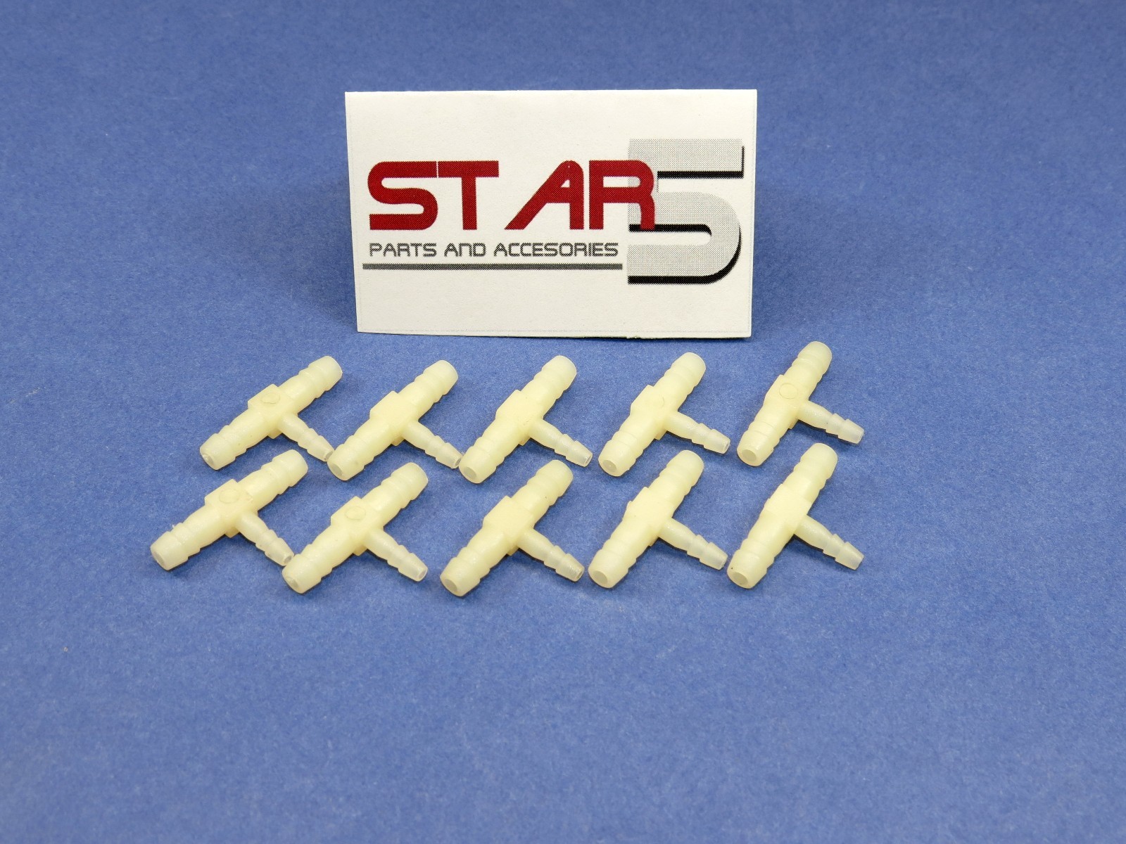 Dental Fitting Connector 1/8» X 1/8″ X 1/16″ Barb Plastic Set /10 Pcs STAR5