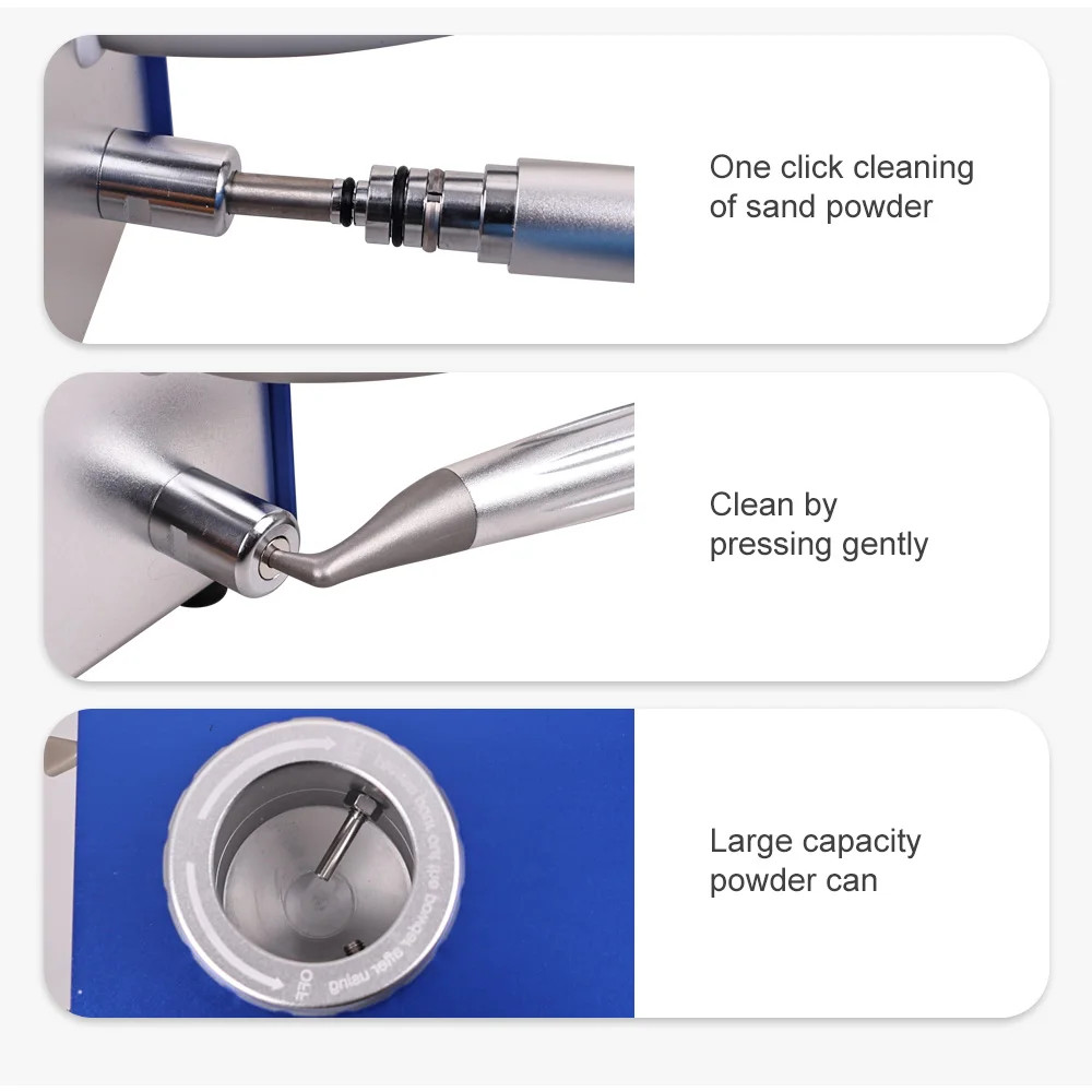 Dental Air Water Prophy Polishing Sandblasting Machine Teeth Cleaning Machine US