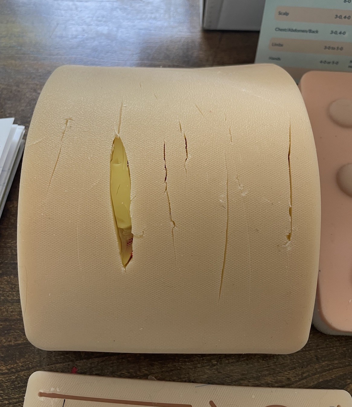 Suturing Skills Trainer Medarchitect Doctor PA RN Emergency