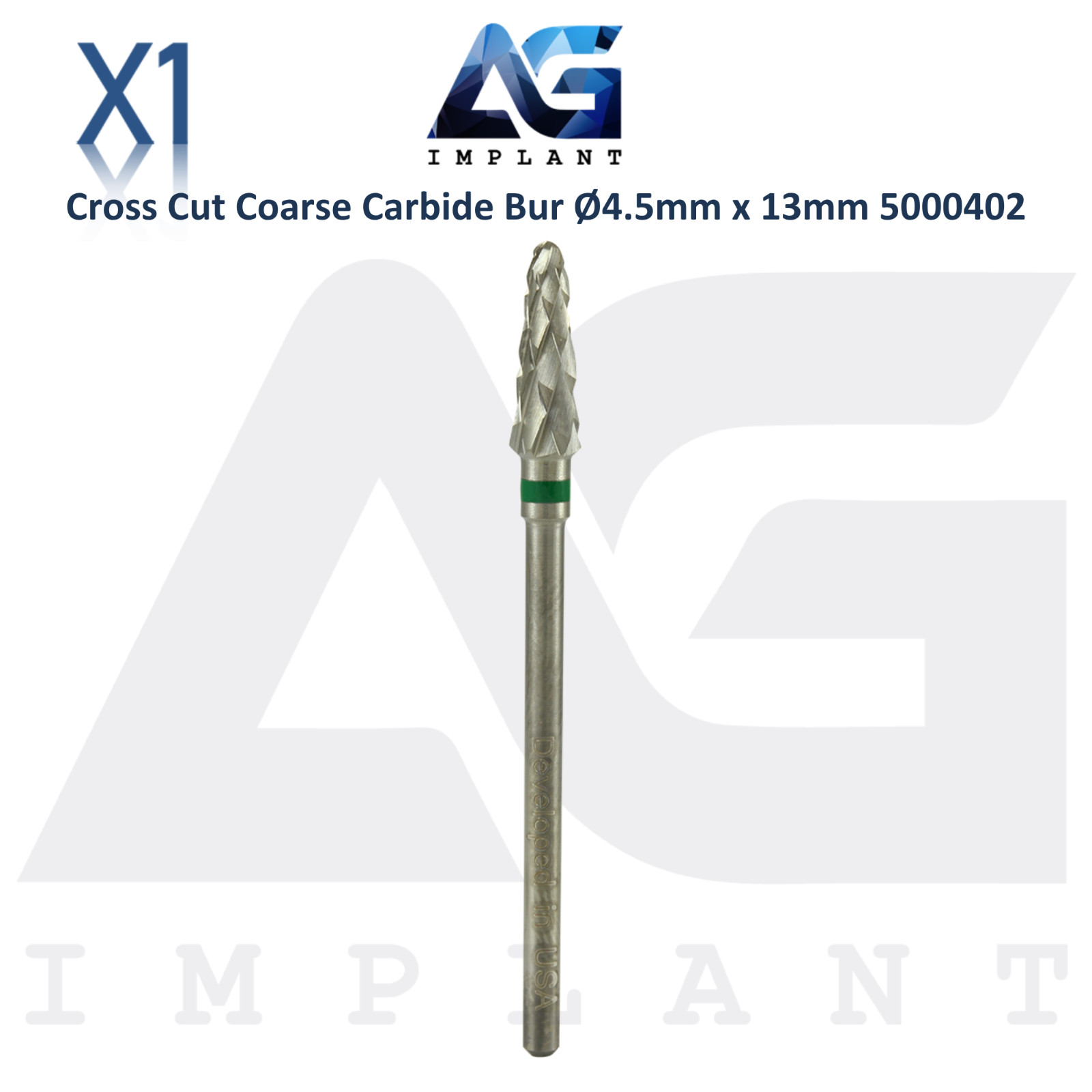 Dental Wilson Cross Cut Cone Coarse Bur Ø4.5x13mm Tungsten Carbide 5000402
