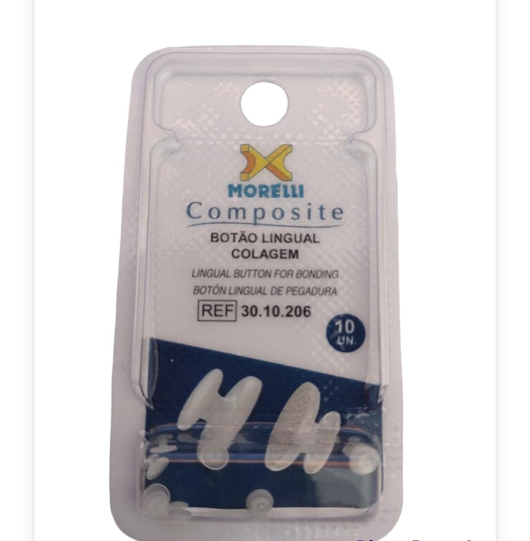 Composite Button Morelli Transparent Orthodontic Dental Supply 3010206