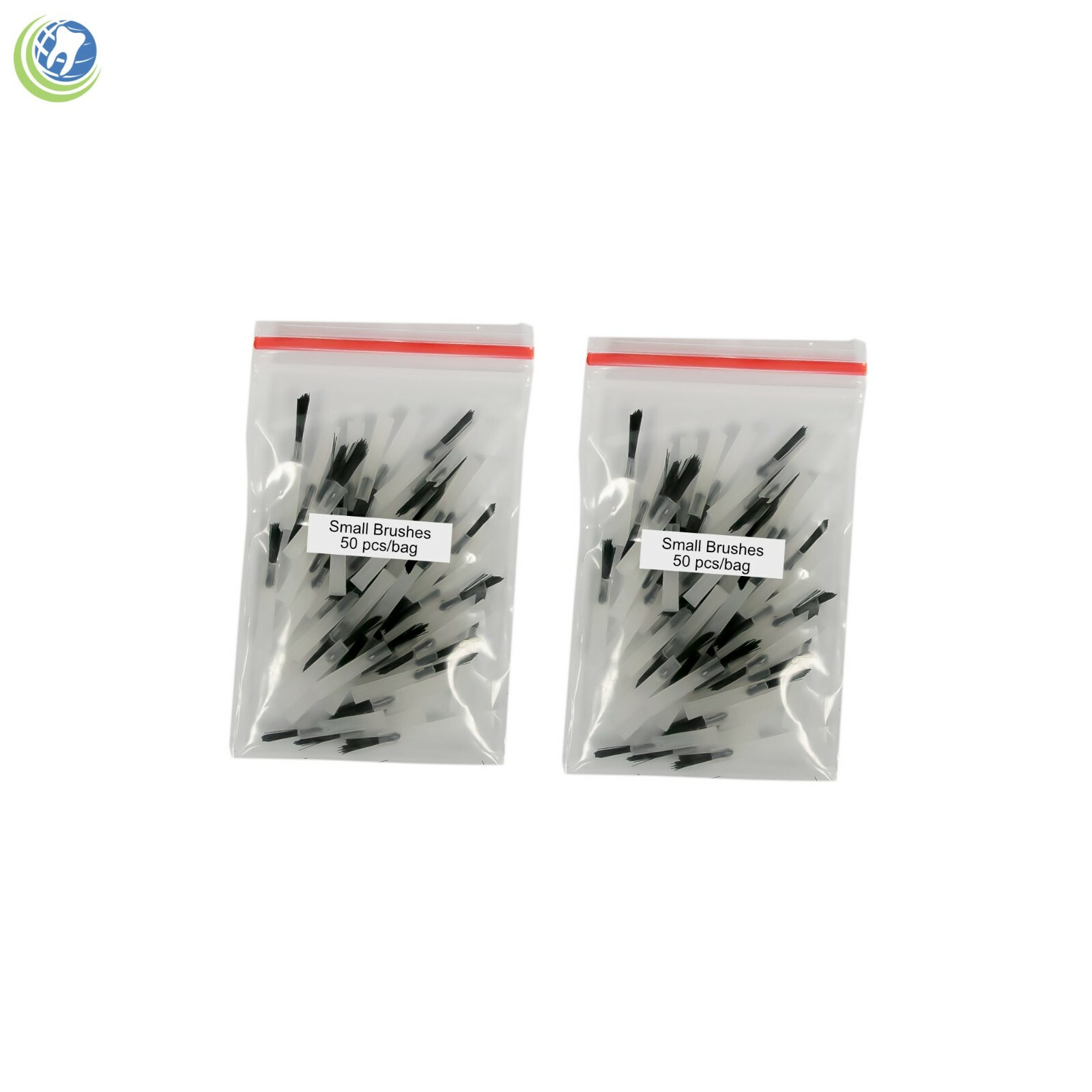 2X Dental Applicator Brush Tips Composites Bonding Pit & Fissure Sealant 50/pk