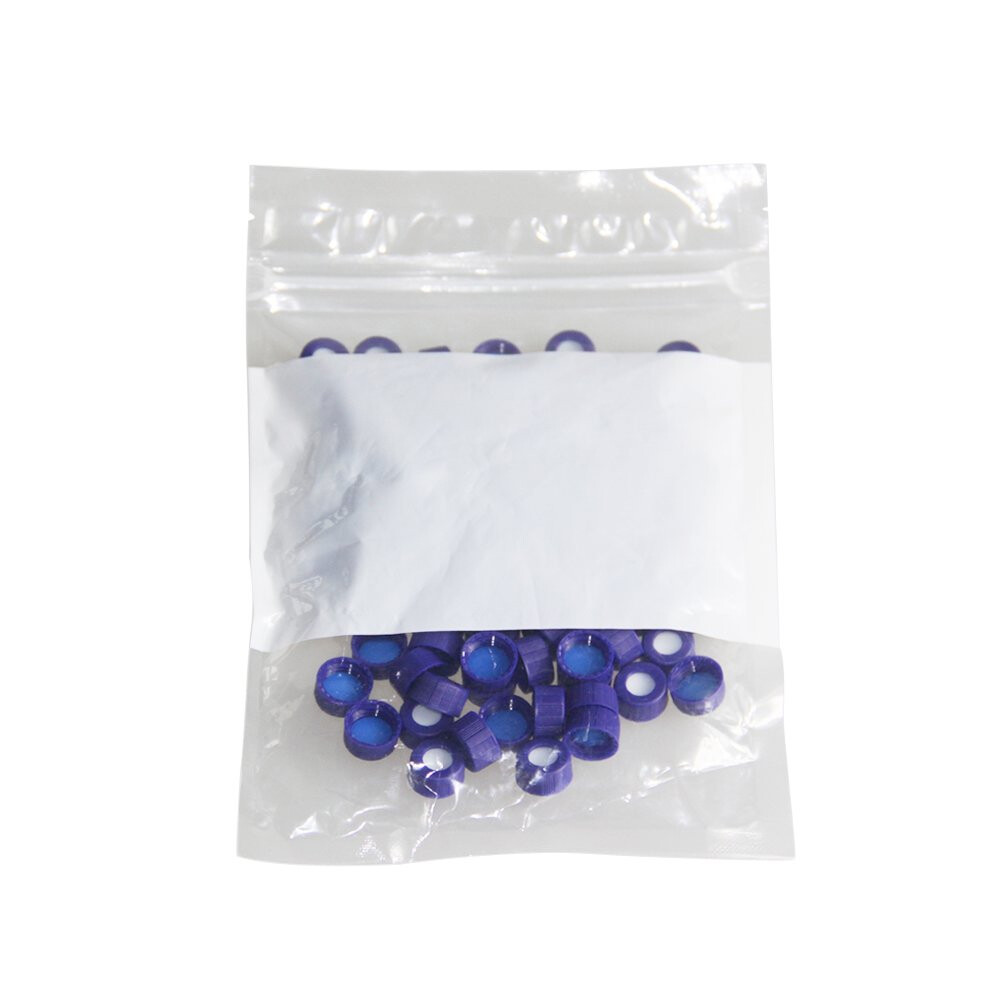 Simpure 2000PCS 2mL HPLC Sample Vials Pre-Slit Screw Caps PTFE Septa Flat Bottom