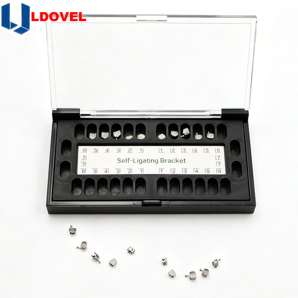 10 packs Dental Orthodontic Self Ligating Braces Bracket Mini Roth.022 Hooks 345