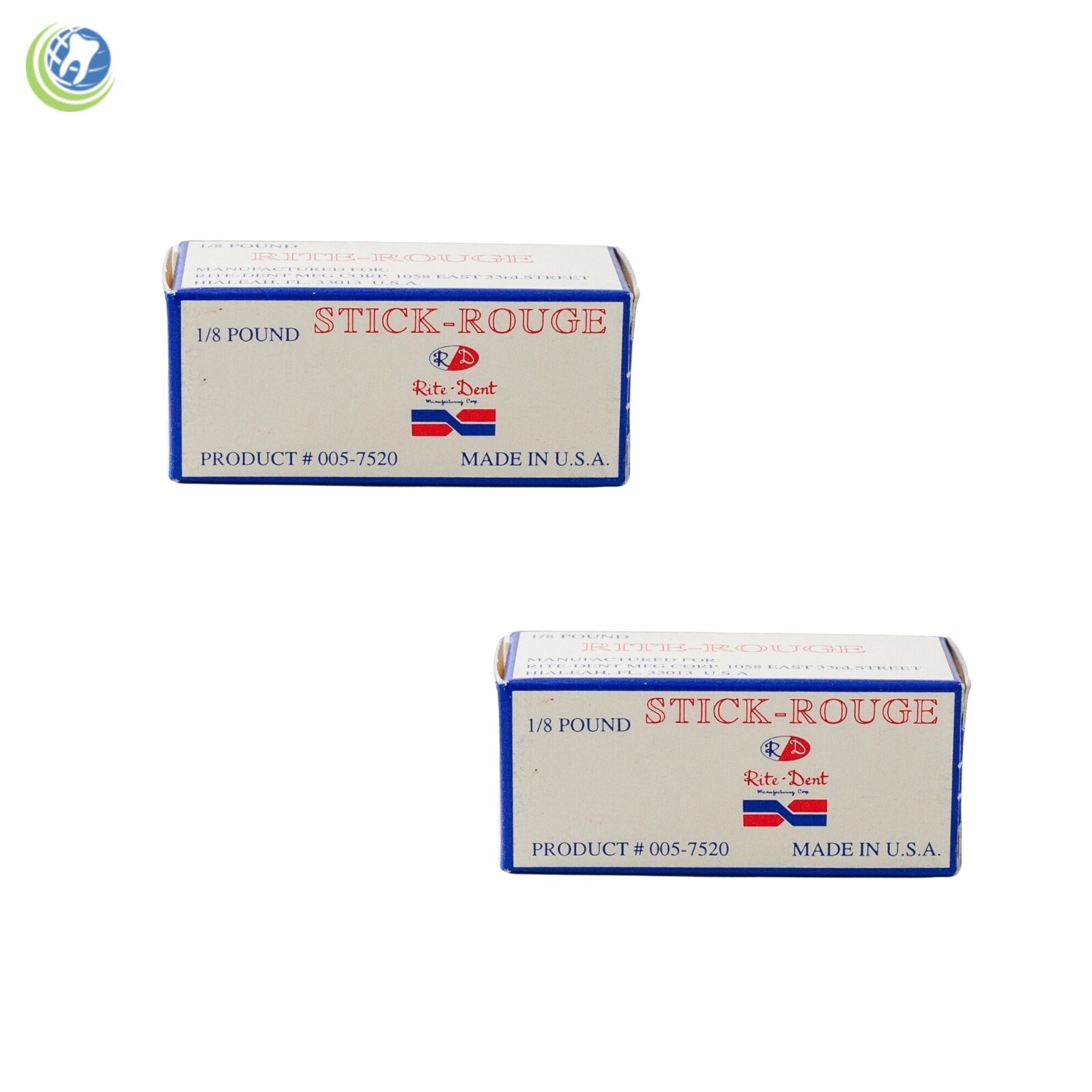 2 X Dental Lab Laboratory Jewelry Red Rouge Polishing Buffing Compound 1/8 lb