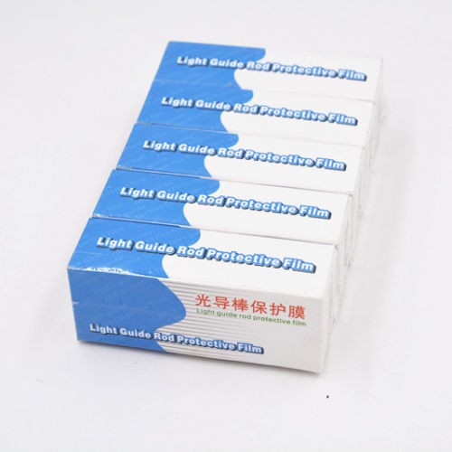 200 Pcs/Box Dental Lab Disposable Curing Light Guide Stick Sleeve Cover 18x67mm