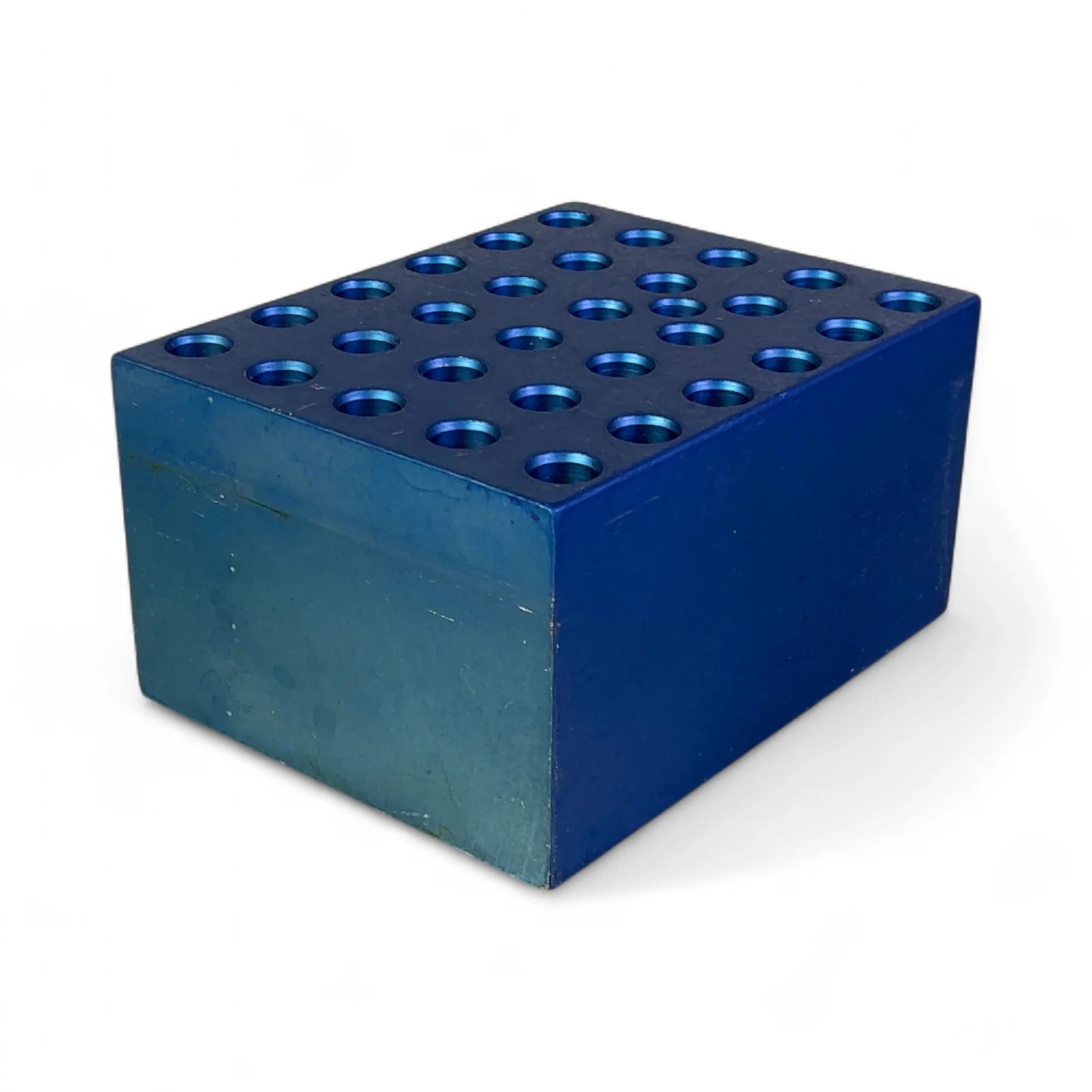 VWR Aluminum Anodized Dry Bath Heating Block 000 35-Well Blue Anodized Alumin…